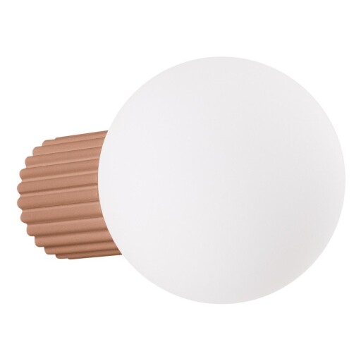 Aplică de perete maro deschis ø 12 cm Orbital – Sollux