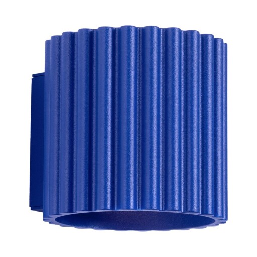 Aplică de perete albastră ø 10 cm Zora – Sollux