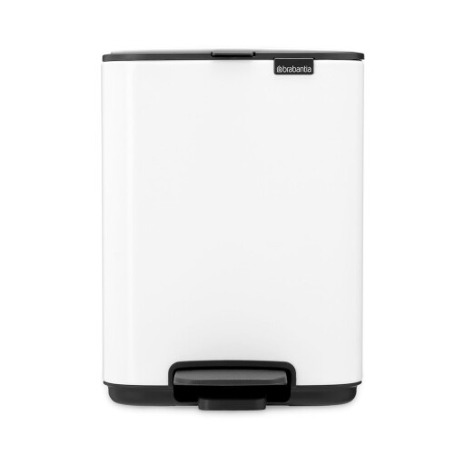 Coș de gunoi alb cu pedală din oțel 4 l Bo – Brabantia
