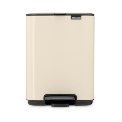 Coș de gunoi bej cu pedală din oțel 4 l Bo – Brabantia