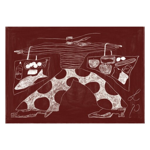 Poster 70x50 cm Sam Shopping – Lucia Tuffley – The Poster Club