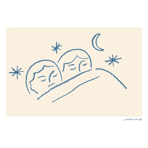 Poster 40x30 cm Slumber – Amélie Lehoux – The Poster Club