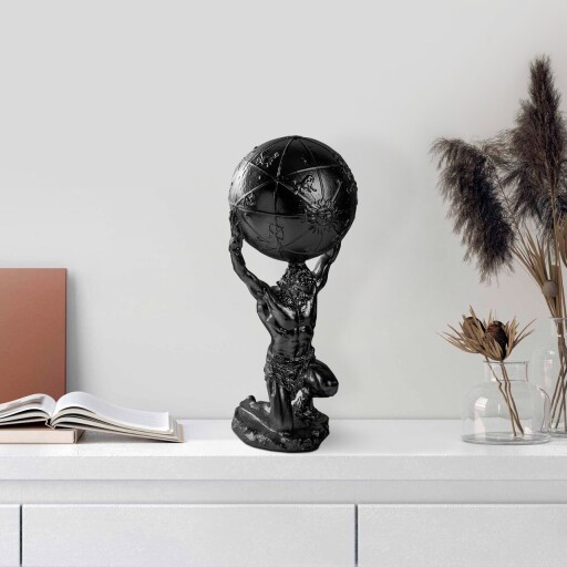 Decoratiune, Yak-039-C, Poliester, Negru