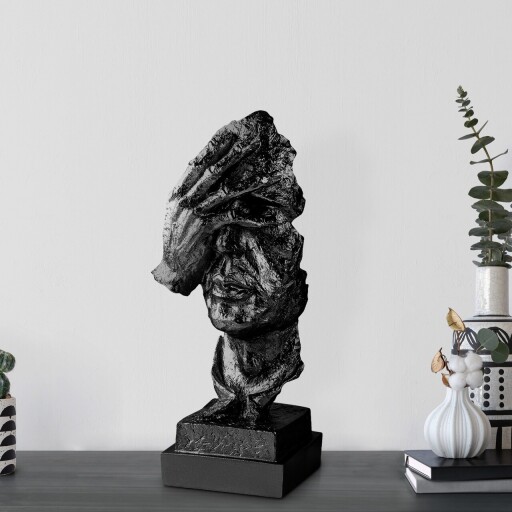 Decoratiune, Yak-032-C, Poliester, Negru