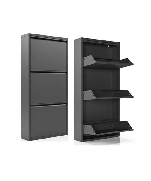 Pantofar, Hanah Home, Torino 3, 50x104x15 cm, Metal, Antracit