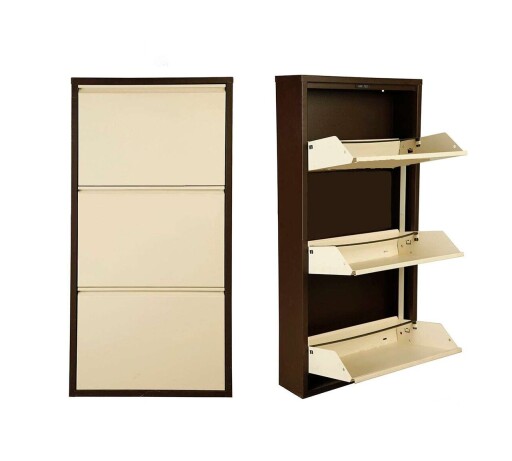 Pantofar, Hanah Home, Torino 3, 50x104x15 cm, Metal, Maro / Crem