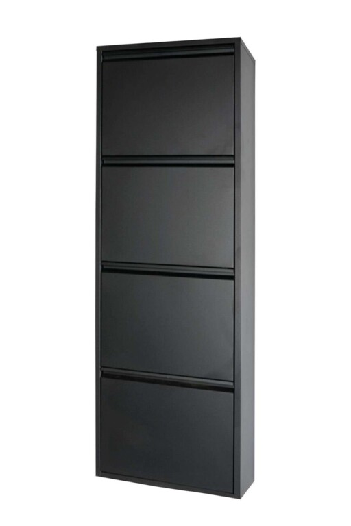 Pantofar, Hanah Home, Marino 4, 50x137x15 cm, Metal, Negru