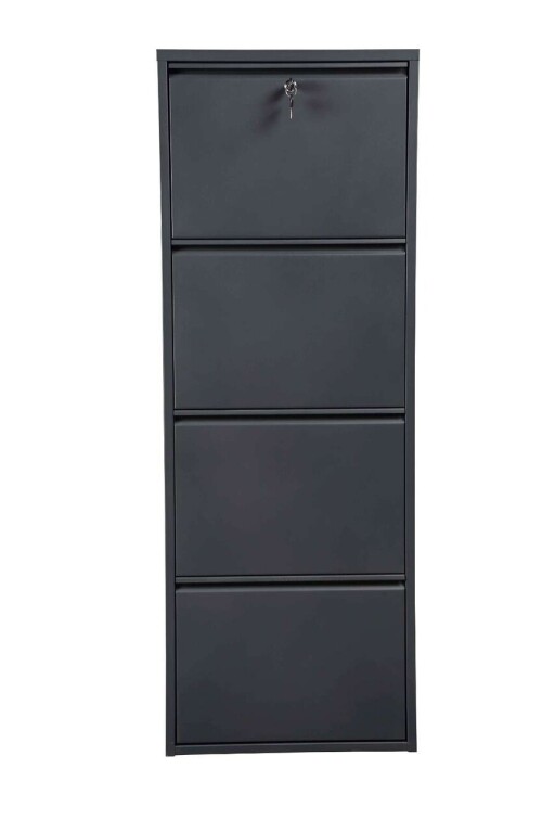 Pantofar, Hanah Home, Garda 4, 50x137x15 cm, Metal, Antracit