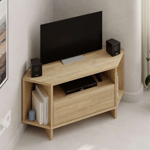 Comoda TV, Hanah Home, Viva, 95.7x45x35.4 cm, PAL, Maro