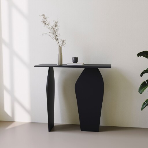 Dulap, Hanah Home, Arya, 100x90x40 cm, PAL, Negru