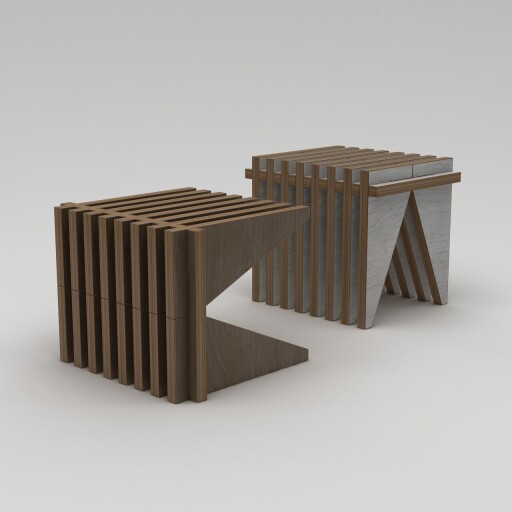 Scaun, Hanah Home, Sella, 51x40x40 cm, Placaj, Lemn natural