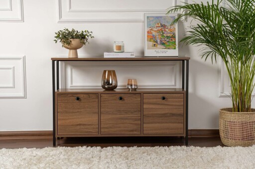 Consola, Hanah Home, Solace, PAL, Nuc / Negru