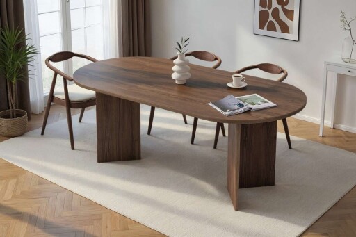 Masa, Hanah Home, Sabella, 200x75x90 cm, PAL, Maro