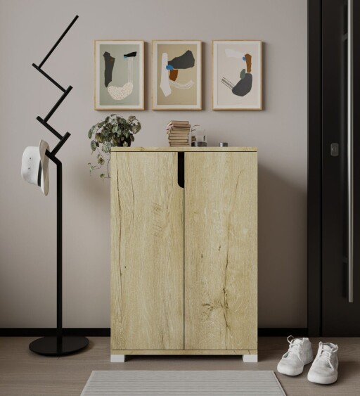 Pantofar, Hanah Home, Venedik, 60x97x34 cm, PAL, Maro