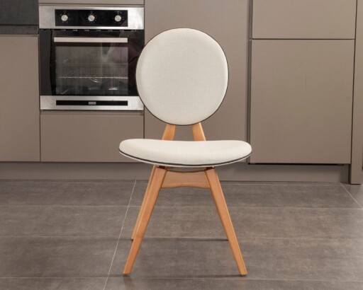 Set scaune 2 piese, Hanah Home, Touch, Lemn, Stejar / Bej