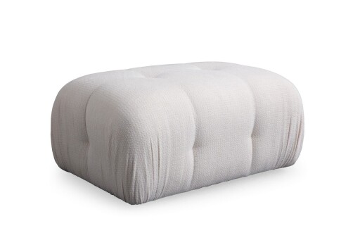 Taburet, Atelier del Sofa, 560ARE2957, Lemn de fag / PAL, Alb