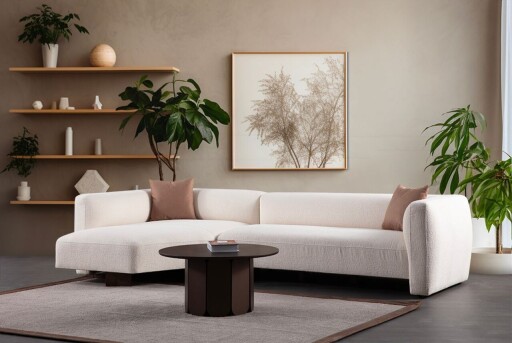 Coltar, Atelier del Sofa, 560ARE5233, Cadru: LEMN/PAL, Alb