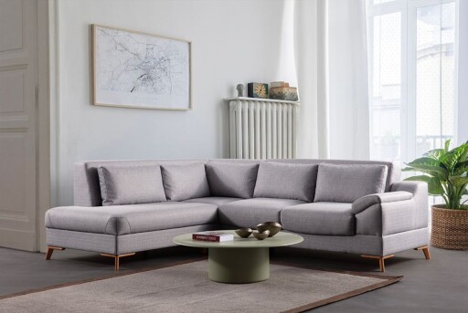 Coltar, Atelier del Sofa, 560ARE5241, Cadru: LEMN/PAL, Gri
