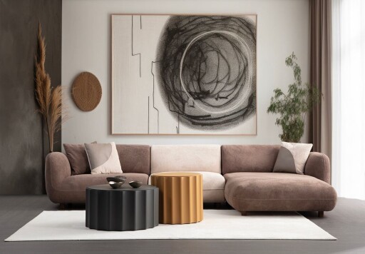 Coltar, Atelier del Sofa, 560ARE5258, Cadru: LEMN/PAL, Crem/Maro