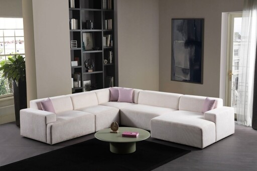 Coltar, Atelier del Sofa, 560ARE5237, Cadru: LEMN/PAL, Alb