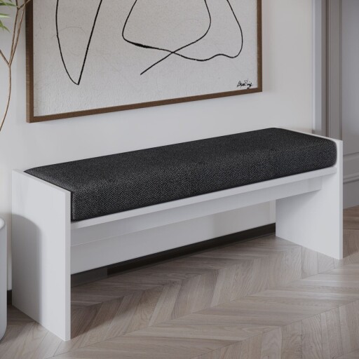 Banca, Atelier del Sofa, 774BNT1107, PAL, Alb