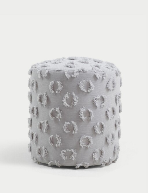Taburet, Atelier del Sofa, 370CTF1110, Lemn de fag, Gri