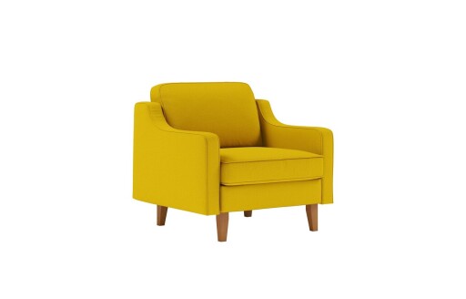 Fotoliu, Atelier del Sofa, 918CMF1115, Otel, Floarea-soarelui / Nuc