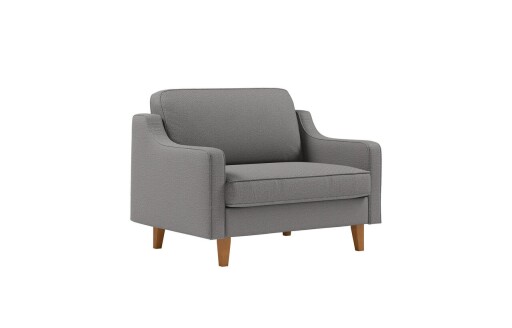 Fotoliu, Atelier del Sofa, 918CMF1129, Otel, Obsidian / Nuc