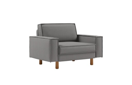 Fotoliu, Atelier del Sofa, 918CMF1209, Otel, Obsidian / Nuc