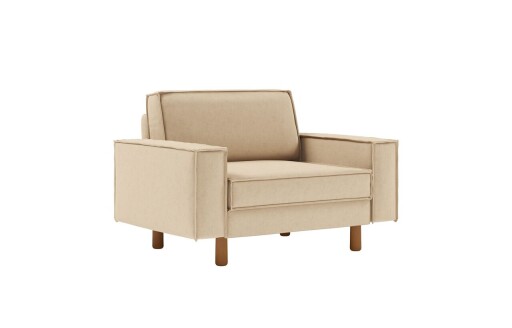 Fotoliu, Atelier del Sofa, 918CMF1199, Otel, Nisip / Nuc
