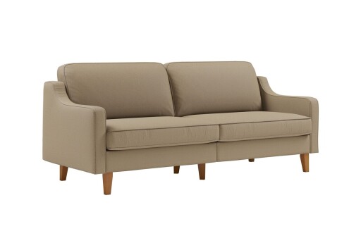 Canapea 3 locuri, Atelier del Sofa, 918CMF1162, Otel, Plajă / Nuc