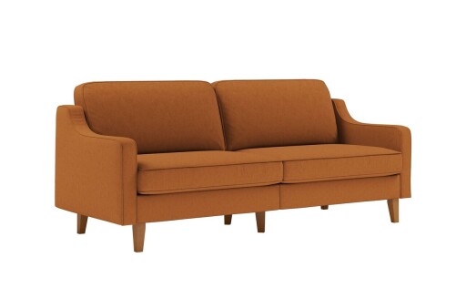Canapea 3 locuri, Atelier del Sofa, 918CMF1153, Otel, Caramel / Nucă