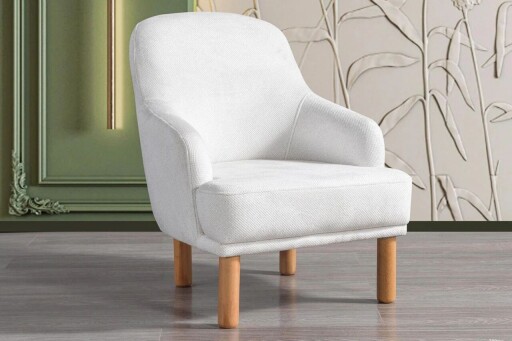 Fotoliu, Atelier del Sofa, 752EST1702, Lemn de carpen;PAL, Crem