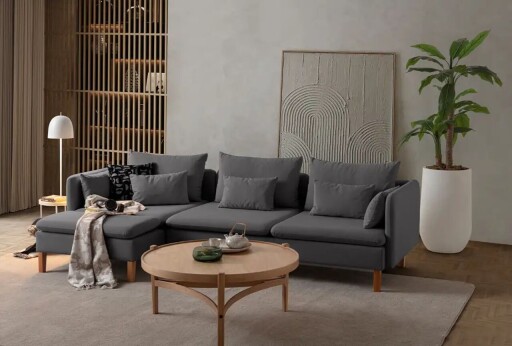 Coltar, Atelier del Sofa, 752EST1310, Lemn de carpen;PAL, Antracit
