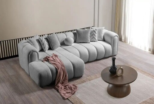 Coltar, Atelier del Sofa, 752EST1317, Lemn de carpen;PAL, Gri