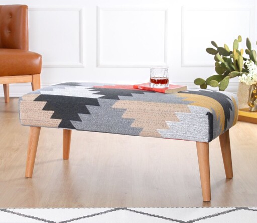 Banca, Atelier del Sofa, 209FLF1436, 50% bumbac, 50% in, Multicolor