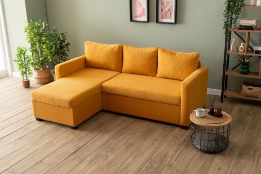 Coltar, Atelier del Sofa, 859FTN2136, Metal, Galben mustar