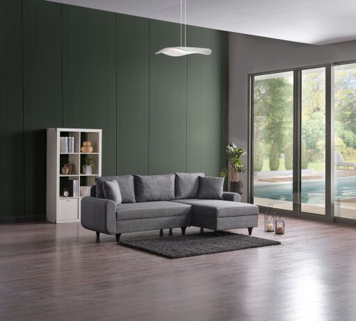 Coltar, Atelier del Sofa, 218NVD1103, Frame: METAL/CHIPBOARD (Thickness: 0,8 mm), Gri