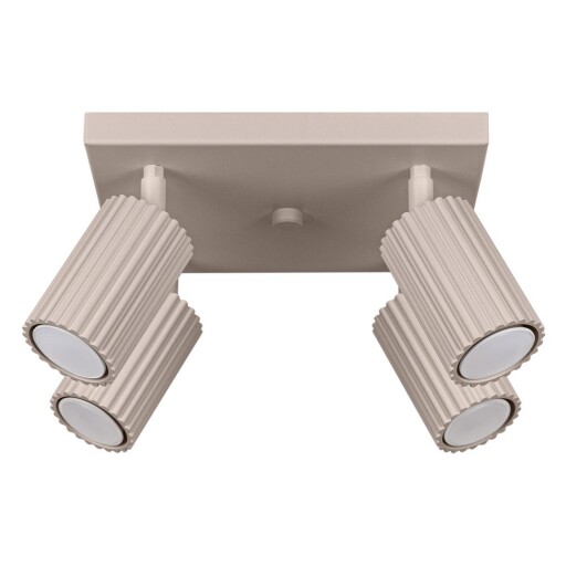 Spot taupe din metal ø 6,5 cm Gleam – Sollux