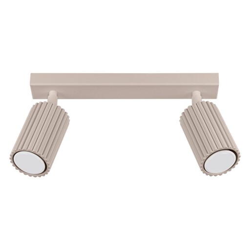 Spot taupe din metal 6,5x30 cm Gleam – Sollux