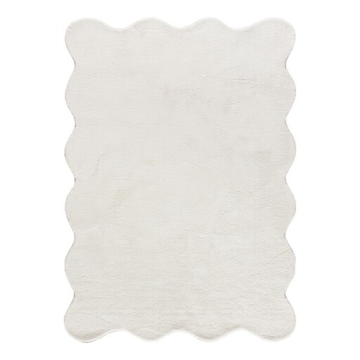 Covor alb lavabil 120x170 cm Mellow – Universal