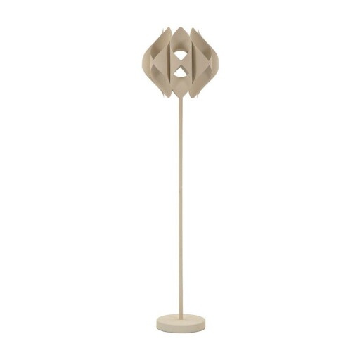 Lampadar bej cu abajur din metal (înălțime 155 cm) Space – Mauro Ferretti