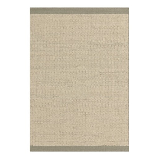 Covor crem-verde salvie țesut manual din lână 200x290 cm Lima Sage – Asiatic Carpets