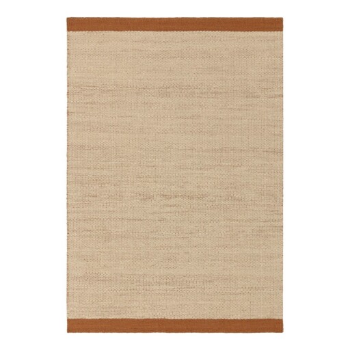 Covor crem-teracotă țesut manual din lână 200x290 cm Lima Rust – Asiatic Carpets