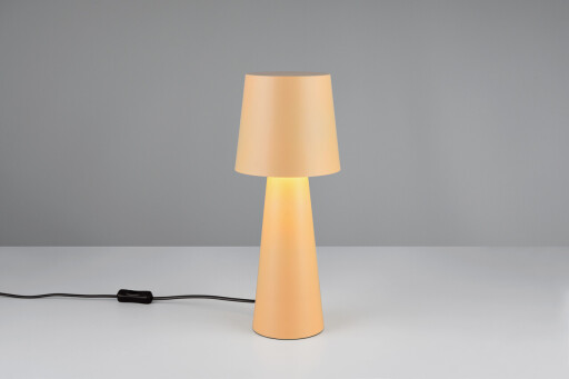 Lampa de masa Nubian, TRIO, 16x40 cm, 10W, 1x E27, metal, bej