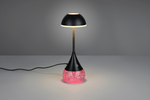 Lampa de masa Tembo, RL, 11x28.3 cm, 4.5W, 1x SMD, plastic, negru