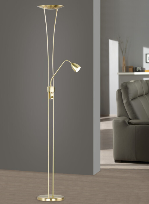 Lampadar Arizona, TRIO, 25.5x180 cm, 19W / 5W, 2x SMD, metal, bronz mat