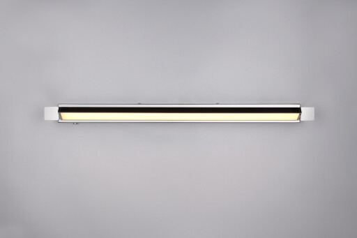 Aplica de perete Fabrizio, TRIO, 80x6 cm, 15.5W, 1x SMD, aluminiu, argintiu