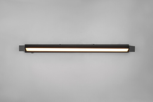 Aplica de perete Fabrizio, TRIO, 80x6 cm, 15.5W, 1x SMD, aluminiu, negru mat