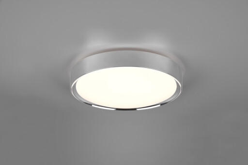 Plafoniera Clarimo, TRIO, 33x9 cm, 18W, 1x SMD, plastic, argintiu